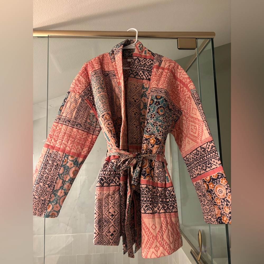 Women's Multicolor Patterned Jacket NWT - image 4